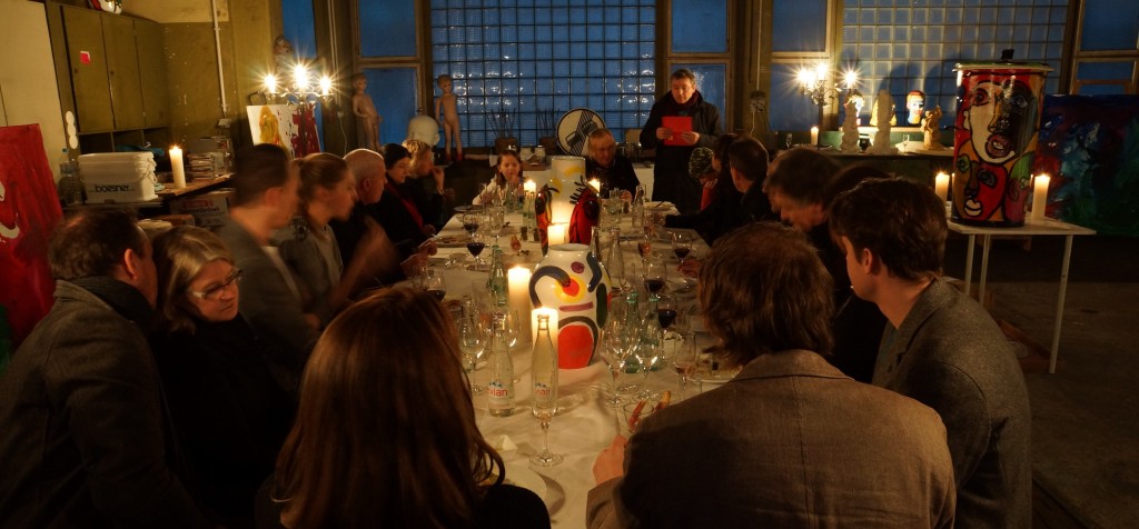 Begeisterung über die Heidelberger Werke beim Atelier-Abend
