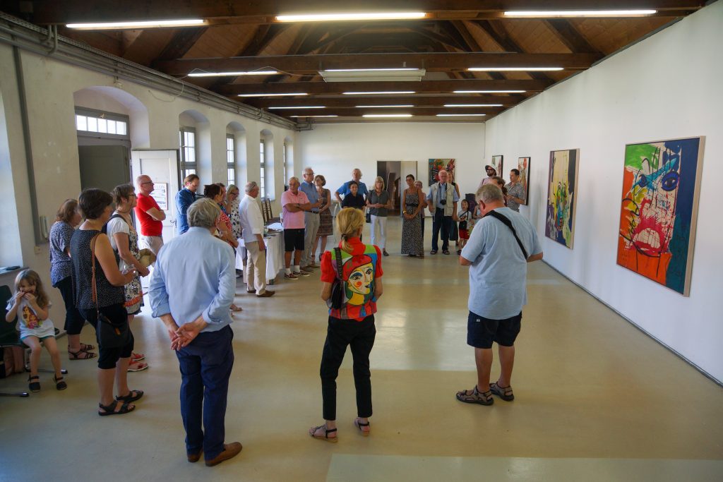  Peter Robert Keil - primär die Linie:- Erfolgreiche Vernissage in Schwetzingen